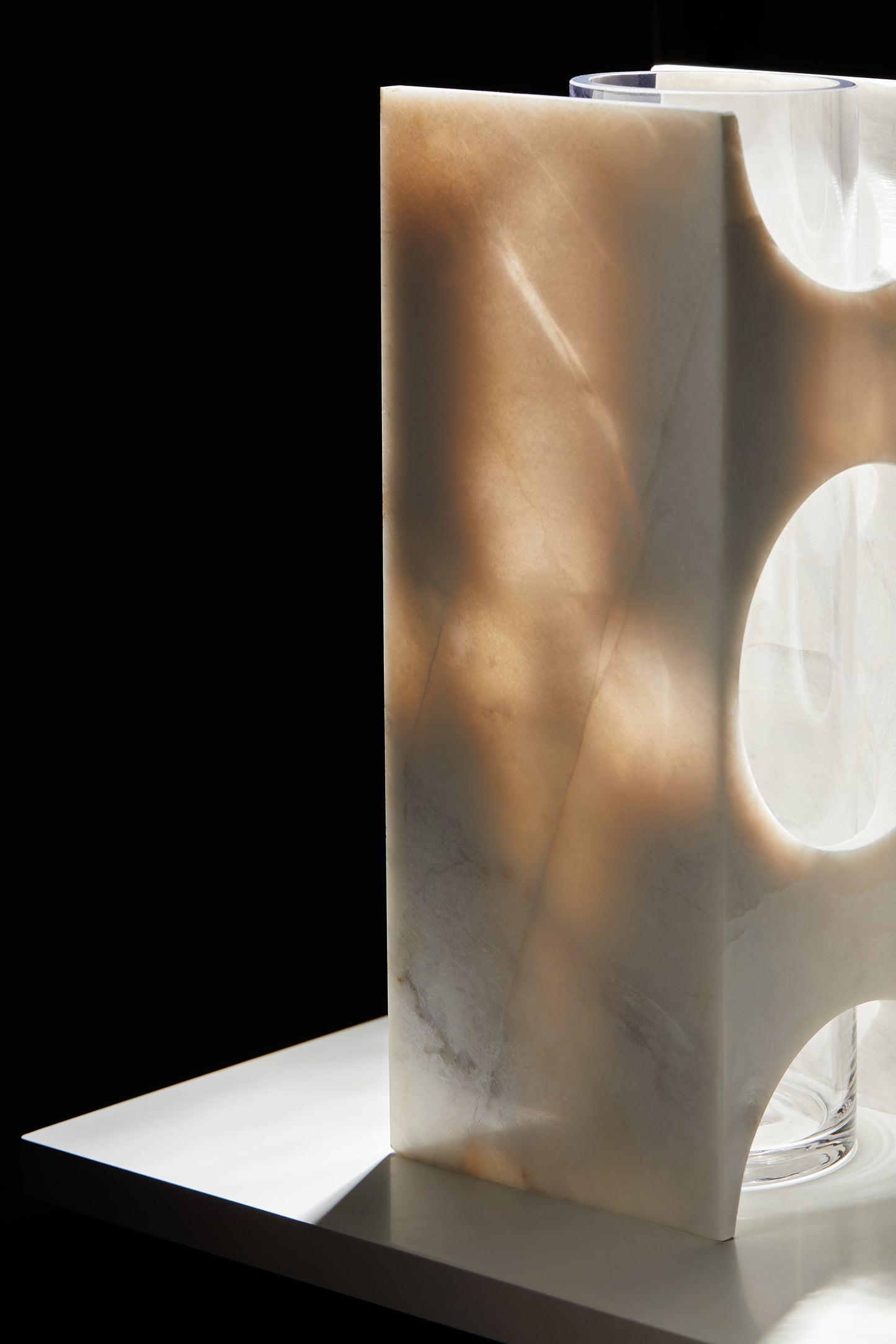 Hollow 02 - Hollow Design Carved Marble Vase