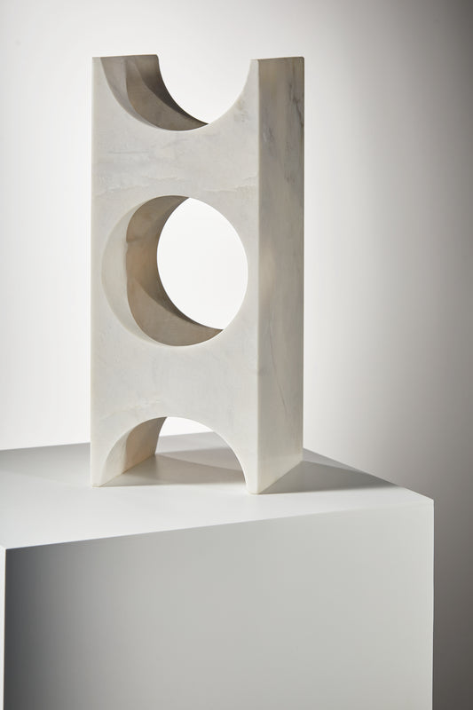 Hollow 01 - Hollow Design Carved Marble Shell