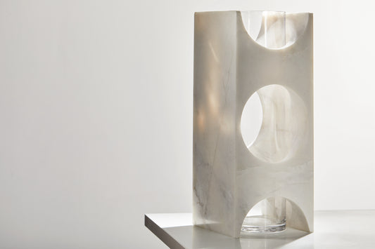 Hollow 02 - Hollow Design Carved Marble Vase