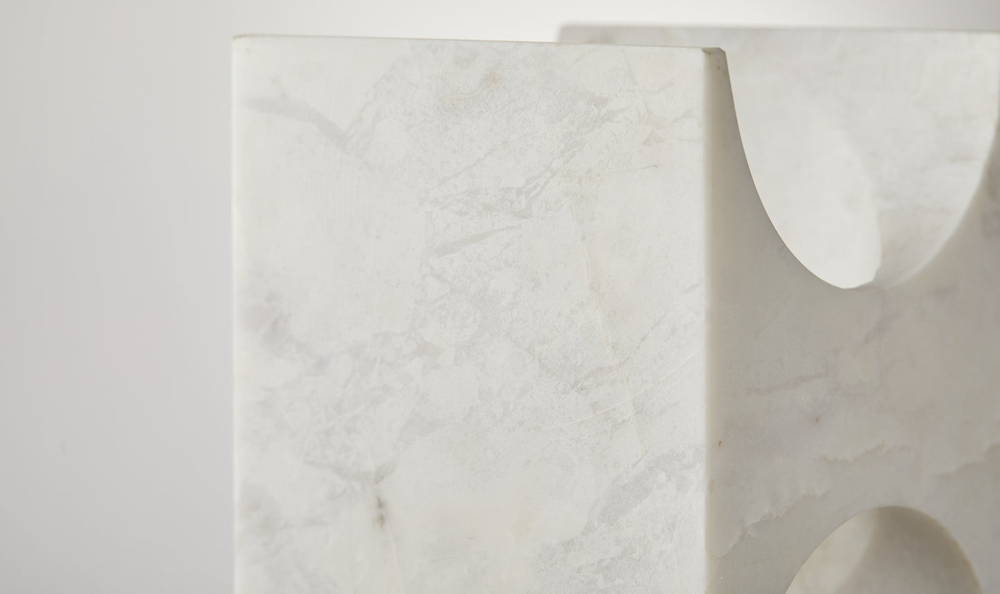 Hollow 01 - Hollow Design Carved Marble Shell