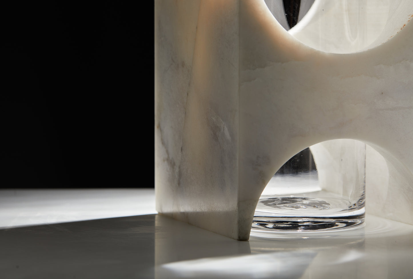 Hollow 02 - Hollow Design Carved Marble Vase